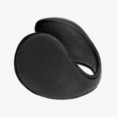 WHOLESALE FLEECE WINTER WARM EARMUFF BLACK - 6938