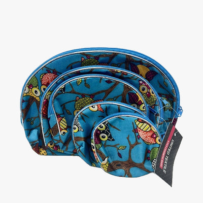 UNITED TEXTILE 5-PC COSMETIC MACKUP BAGS SET - 9943
