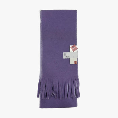 REVERSABLE KIDS FLEECE SCAVES PURPLE 60 IN X 6 IN (FRINGLES) - 6985