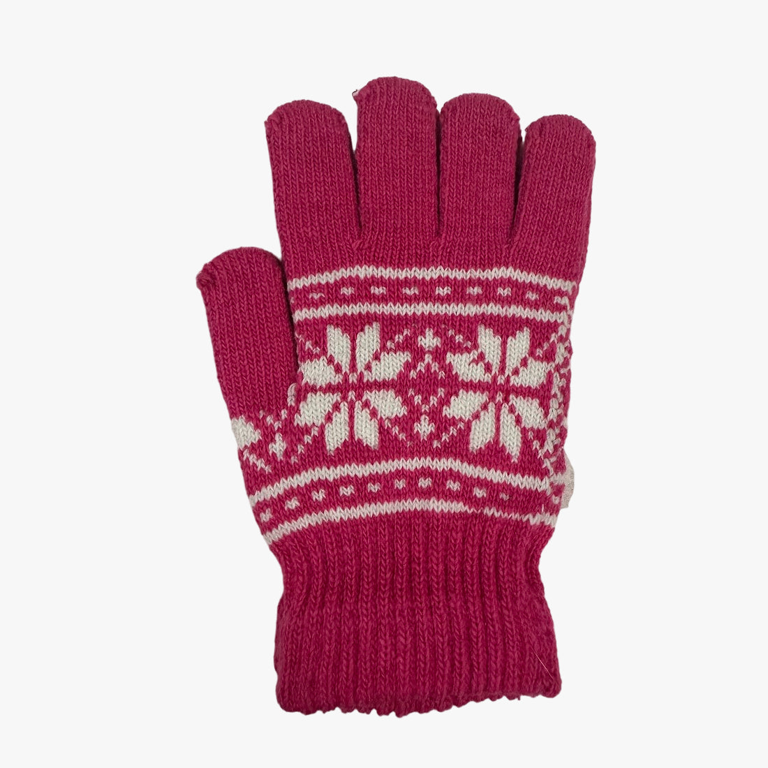 UT WHOLESALE WINTER SNOWFLAKE WARM GLOVES FOR WOMEN (24331) - 6863