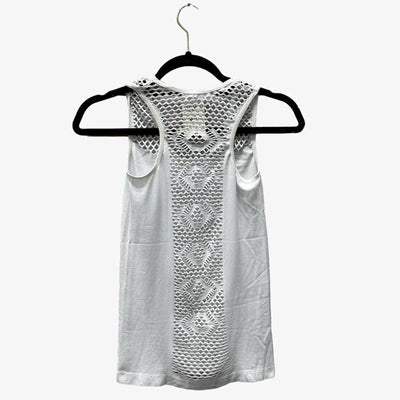 WOMEN MESH-BACK TANK TOP ONE SIZE (STONE #1) BLACK AND WHITE - 3568