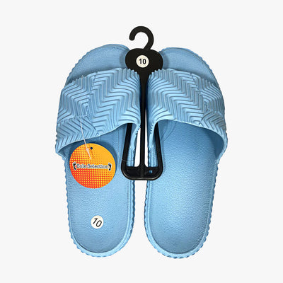 WOMEN SOLE-SELECTION BATH & BEACH SLIPPER ASSRTED COLORS & SIZES (6-11) - 9710