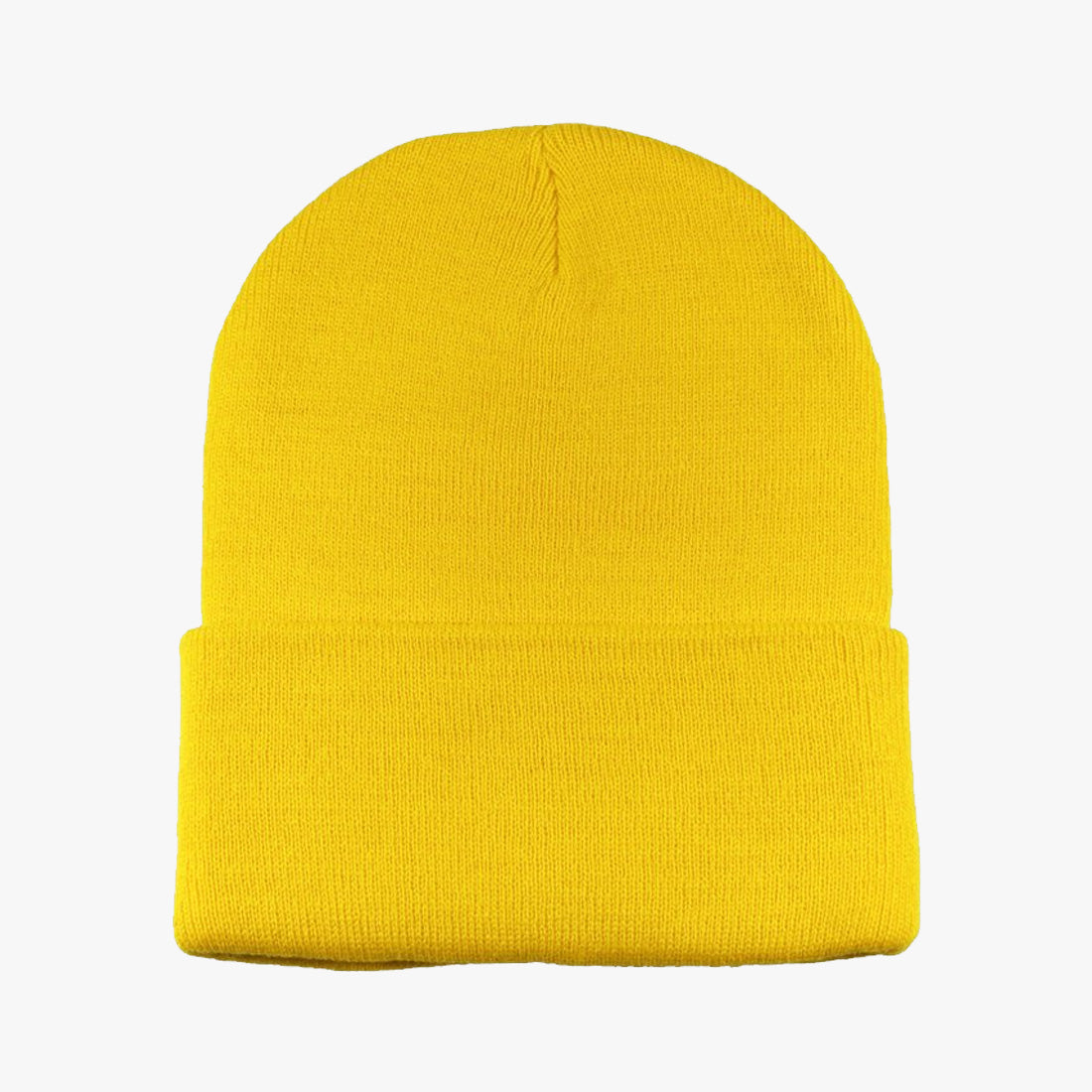 UNISEX CUFFED PLAIN WINTER HAT ROYAL BLUE - 6692