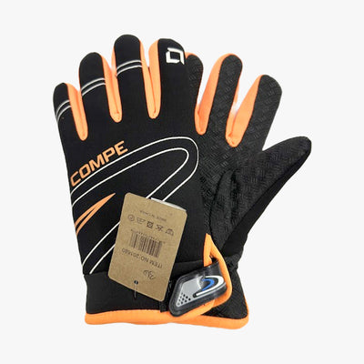 COMPE FUR-LINED CAMOUFLAGE WARM WINTER GLOVES - 6820