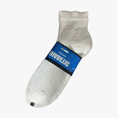 UNITED TEXTILE MEN WHOLESALE DIABETIC QUARTER SOCKS - 2688