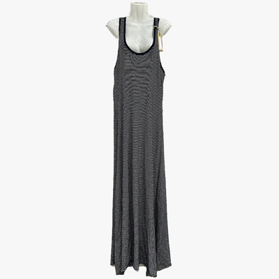 WHOLESALE SLEEK STRIPE TANK MAXI DRESS SIZE XL ASSORTED COLORS (SS 976) - 3714