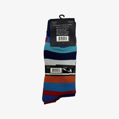EVERBRIGHT MEN FASHION DRESS SOCKS 12 PACK 10-13 (EBMY026) - 2726