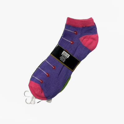 WHOLESALE WOMEN GOLDSTAR LOWCUT FASION SOCKS SHOE LACE PRINTS (2035A) ASSORTED - 2081-4