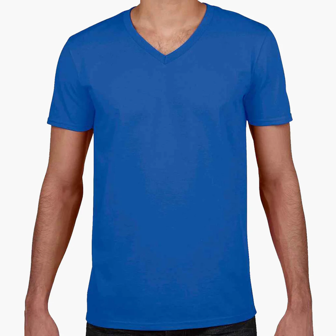 UNITED TEXTILE WHOLESALE  MEN SHORT SLEEVE HIGH-QUALITY COTTON  V-NECK T-SHIRTS - 4731