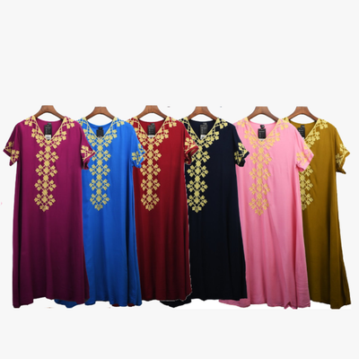 S.CHRISTINA RAYON WHOLESALE SUMMER DRESS (P441) SIZES MEDIUM TO 2XL ASSORTED - 670309