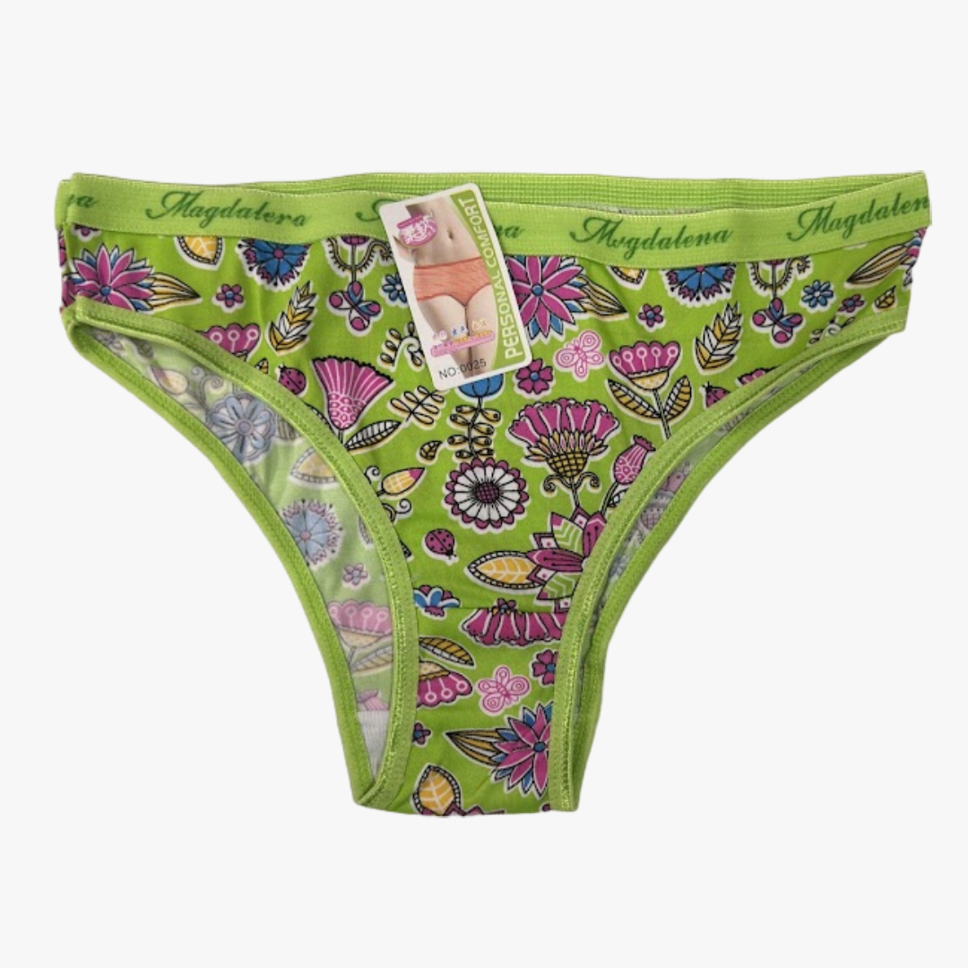 PERSONAL COMFORT WHOLESALE LADIES PANTIES ASSORTED COLORS (0025)