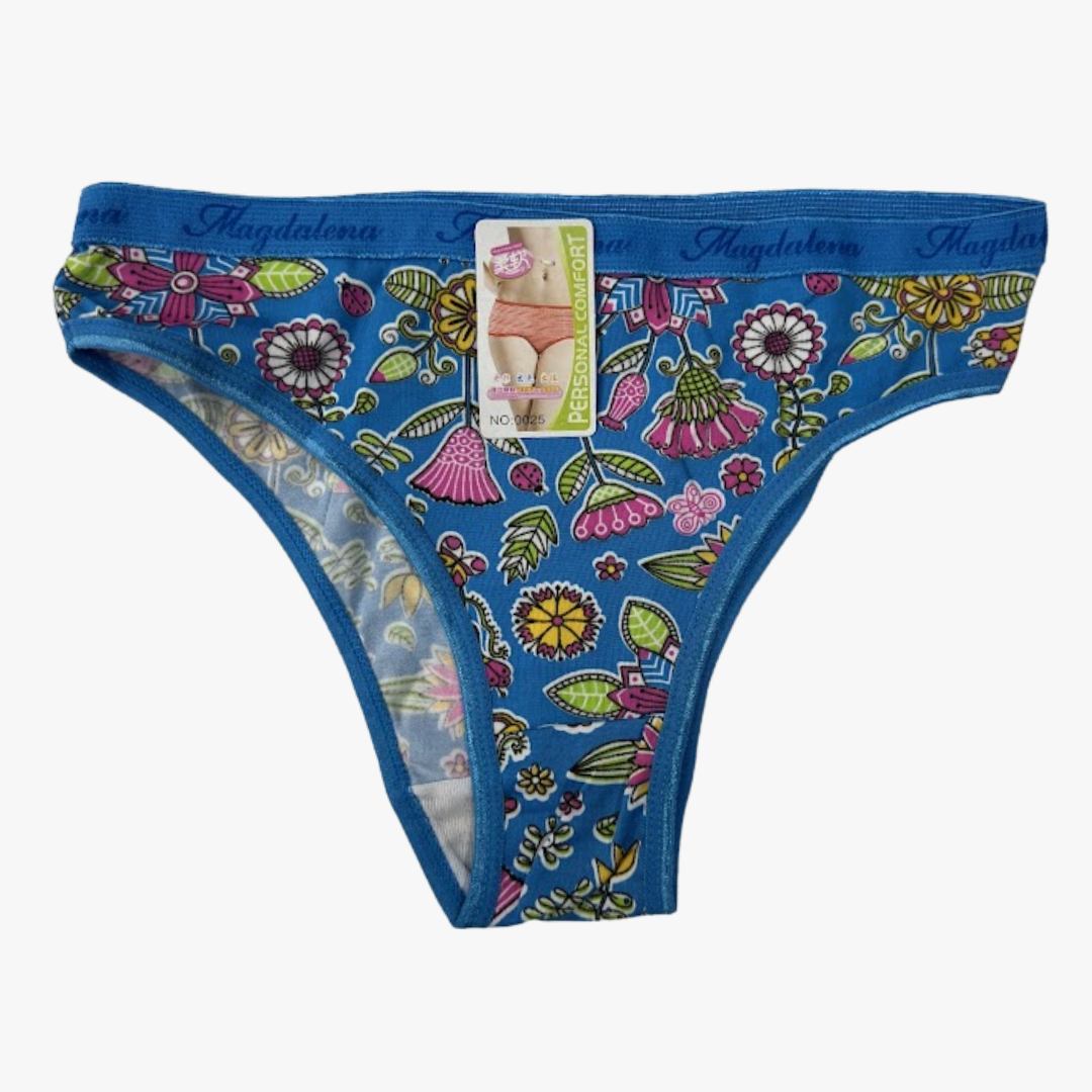 PERSONAL COMFORT WHOLESALE LADIES PANTIES ASSORTED COLORS (0025)