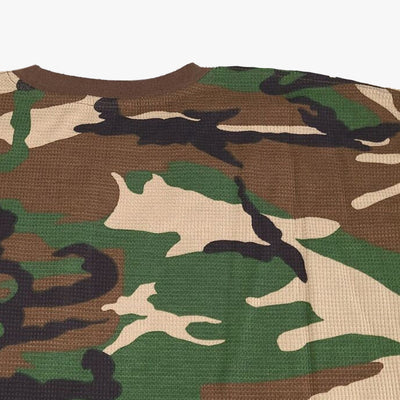 MEN SOUTH LOT CAMOUFLAGE THERMAL SHORT SLEEVE T-SHIRT - 4488