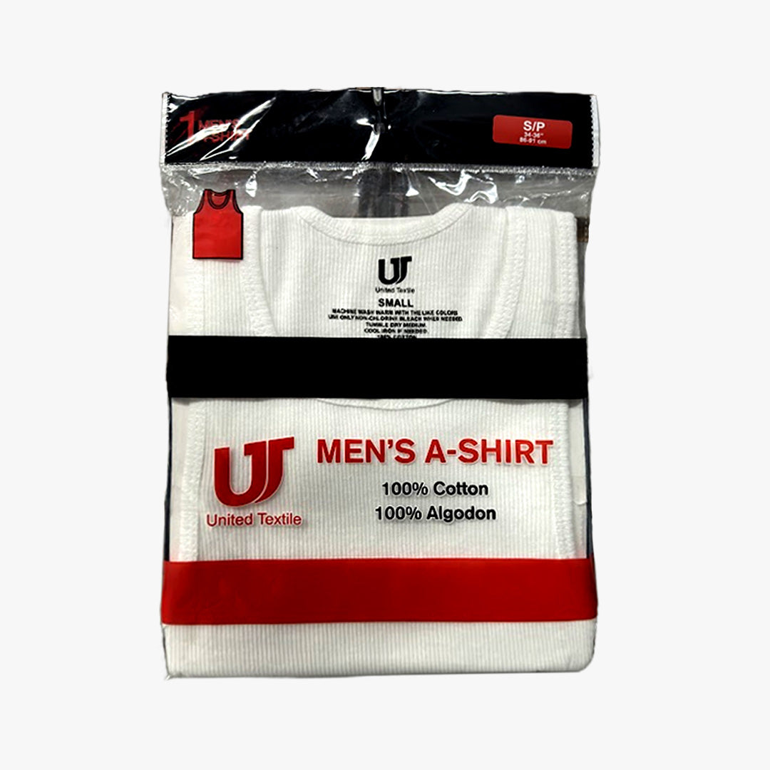 MEN SINGLE PACK UT COTTON A-SHIRT - 4075
