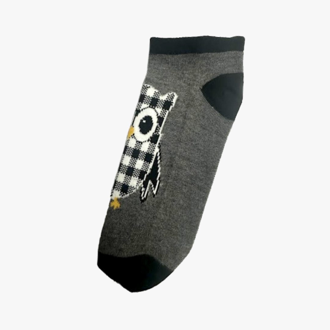 LOWCUT LADIES LOWCUT SOCKS GRAY OWL- 1977