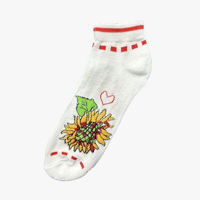 WHOLESALE 3 PACK FASHION COLLECTION LOWCUT LADIES SOCKS (GLME FLWR) 9-11 - 2295