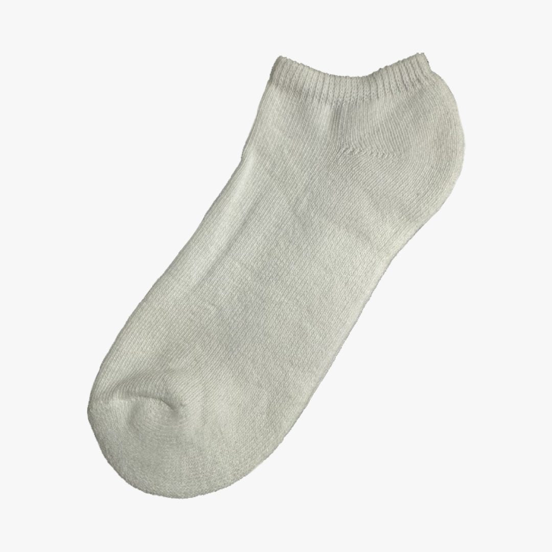 LADIES SPORT LOWCUT SOCKS 4 PACK LIBERO 9-11 (WHITE) - 2870