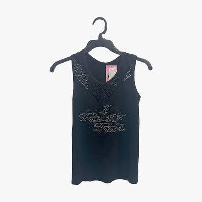 LADIES WS REIGNSTONES TOP ONE SIZE (STONE#2 i rock n roll) - 3763