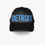 DETROIT LOGO CURVED UNITED WEAR VELCRO WHOLESALE CAPS ASSORTED COLORS - 60250126