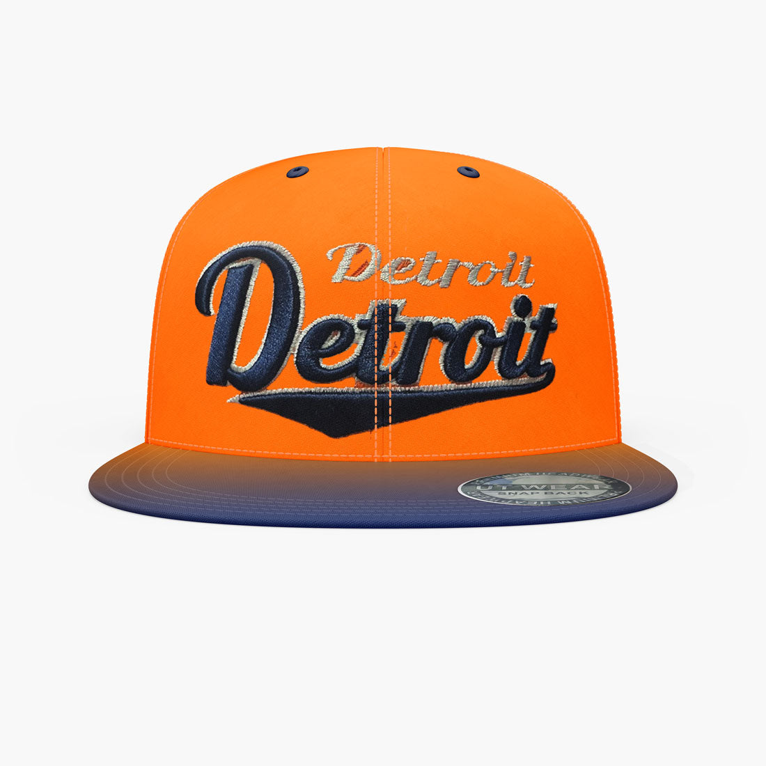 DETROIT UNITED WEAR FLAT SNAPBACK CAP ASSORTED  - 60250165