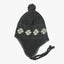 TRIANGLE PRINT WINTER HATS WITH EARFLOPS ASSORTED - 6504