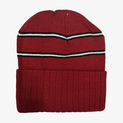 MEN WINTER HAT WITH STRIPES ASSORTED - 6526