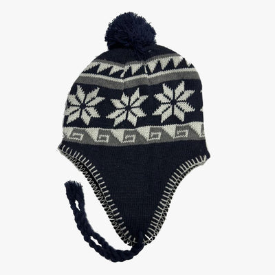 THAI PRINT WINTER HAT WITH EARFLOPS ASSORTED - 6546