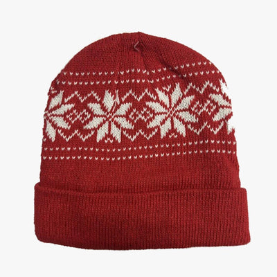 LAIDES THERMAL WINTER HAT (10021) SNOWFLAKE ASSORTED - 6655