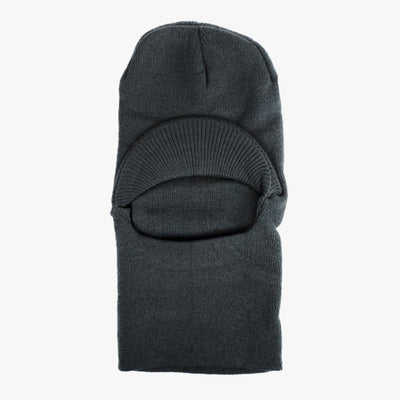 PULLOVER KNIT BALACLAVA FACE SKI MASK WITH VISOR CHARCOAL- 6658