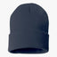 UNISEX CUFFED PLAIN WINTER HAT ROYAL BLUE - 6692