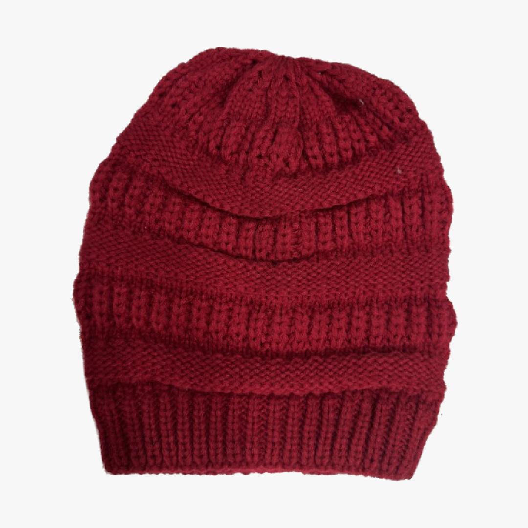 LADIES KNIT WINTER HAT(33157) ASSORTED - 6718