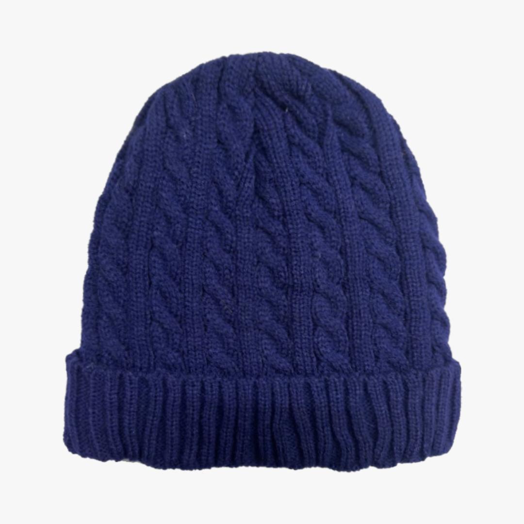 LADIES CABLE KNIT WINTER HAT ASSORTED - 6735