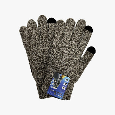 MEN WOOL SMART TOUCH WINTER WARM GLOVES (201668) ASSORTED COLORS - 6857
