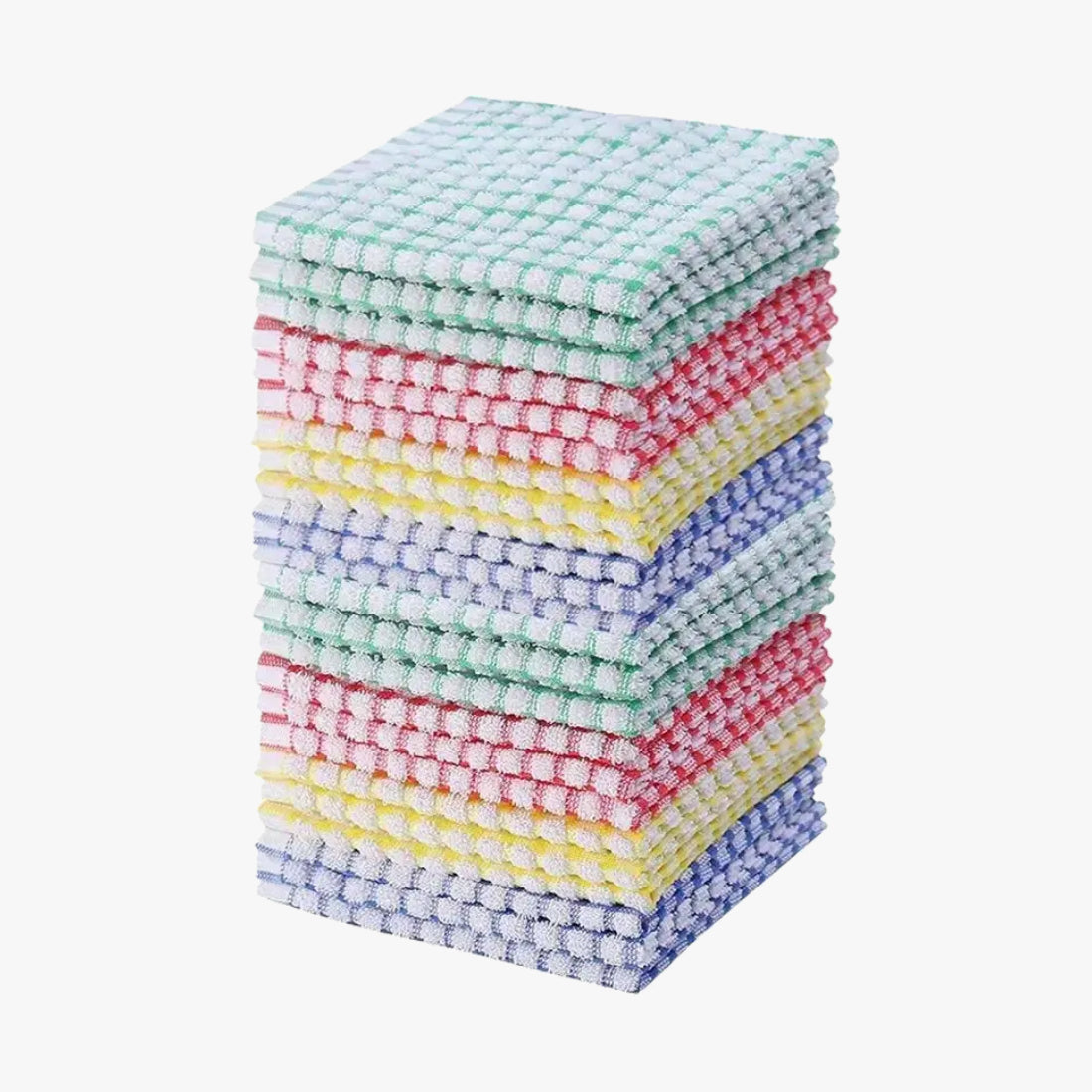 CLASSIC HOME 2-PK TERRY WHOLESALE DISH CLOTHS 12 IN X 12 IN (20016) - 7203