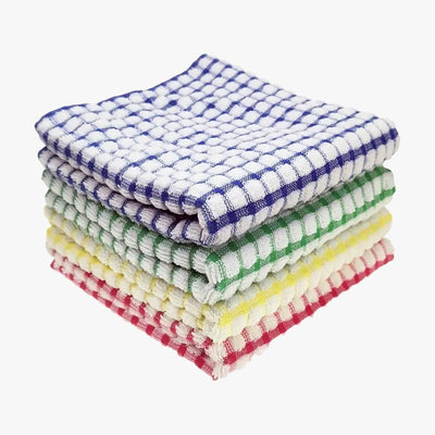 CLASSIC HOME 2-PK TERRY WHOLESALE DISH CLOTHS 12 IN X 12 IN (20016) - 7203