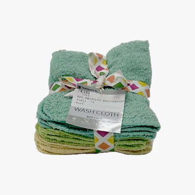 6-PK WASHCLOTH HOMESTYLE COLLECTION (PA 148) ASSORTED - 7315