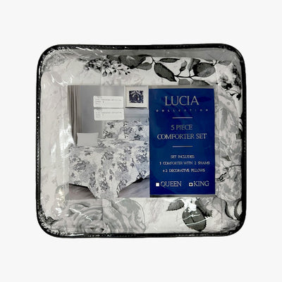 LUCIA COLLECTION WHOLESALE 5-PC COMFORTER SET - 8154
