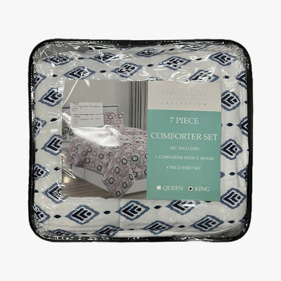 HARLOW COLLECTION WHOLESALE 7-PC COMFORTER SET - 8158