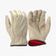 D & B FLEECE LINED LEATHER DRIVER WORK GLOVES (7217L) - 8364