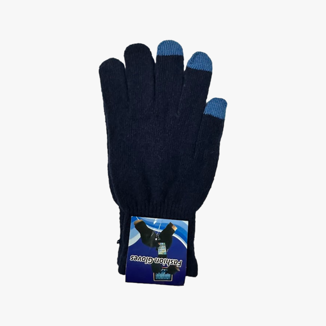 MEN WHOLESALE FASHION WINTER 3-FINGER TOUCH GLOVES ASSORTED - 6850