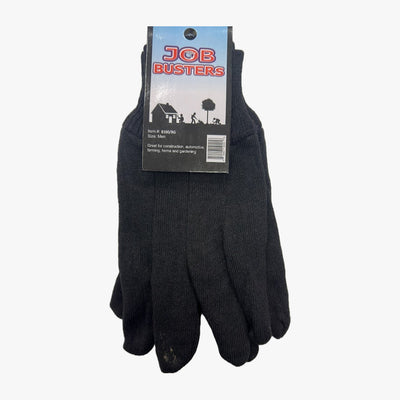 JOB-BUSTERS LIFT BROWN JERSEY WORK GLOVES - 8376