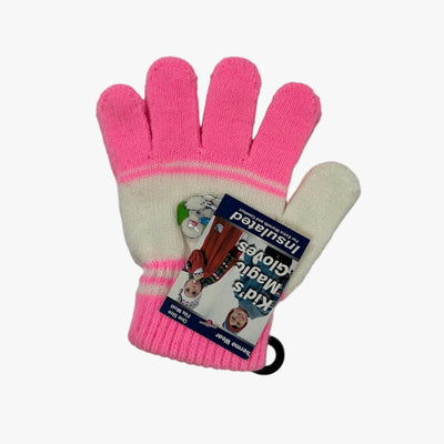 KIDS THERMOWEAR MAGIC GLOVES ASSORTED COLORS (26123) - 6909