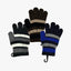 CLASSIC FASHION WHOLESALE KIDS STRIPED WINTER GLOVES ASSORTED COLORS - 6903