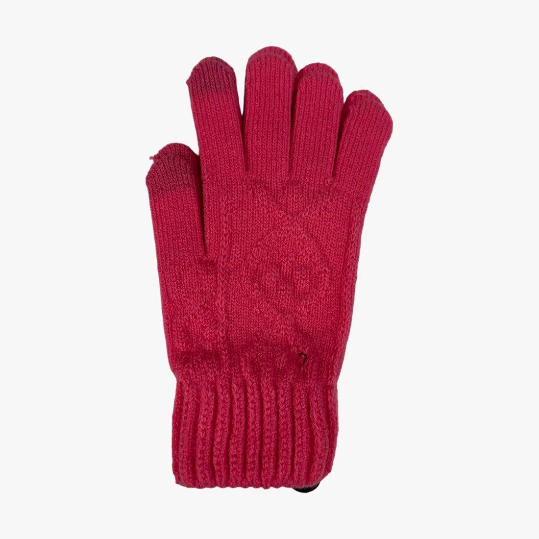 CABLE KNIT 3 FINGER TOUCH WINTER GLOVES FOR WOMEN (201799) - 6859