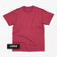 NET USA CANVAS MEN HIGH-QUALITY COTTON CANVAS T-SHIRT RED LARGE - 4502