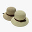 ELEGANT STRAW SUN HATS WITH BELT DETAIL ASSORTED COLORS (9983) - 20207