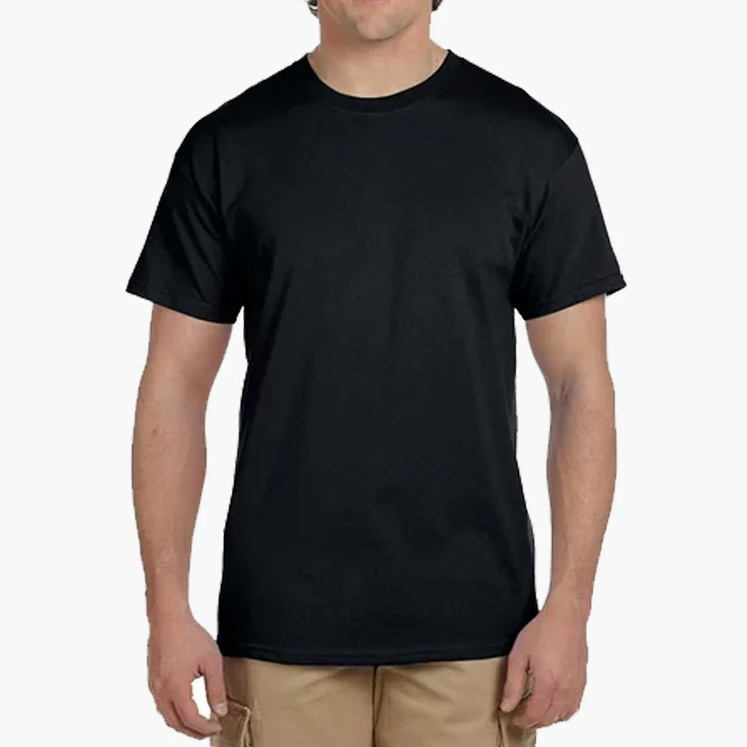 UT BLACK MEN SHORT SLEEVE HIGH-QUALITY COTTON T-SHIRTS - 4301