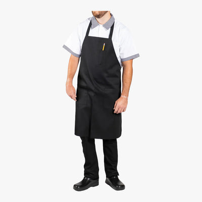 UNIFORM APRON WITH TWO POCKETS AND PENCIL PATCH (MH-30) 29 x 34 ASSORTED COLORS - 7637