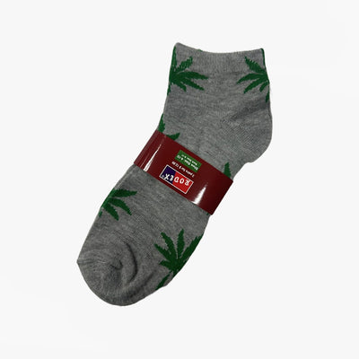 RODEX WOMENS LOWCUT CANNABIS LOGO SOCKS SIZE 9-11 ASSORTED COLORS (2066A)