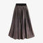 S.CHRISTINA-COLLECTION WOMEN'S A-LINE ELASTIC HIGH-WAISTED PLEATED FLARED MIDI SWING MAXI SKIRT - 469245